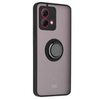 Husă Motorola Moto G84 Techsuit Glinth cu inel magnetic, negru – imagine 3