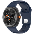 Curea Samsung Galaxy Watch8 40 mm Techsuit W050, silicon, albastru – imagine 1