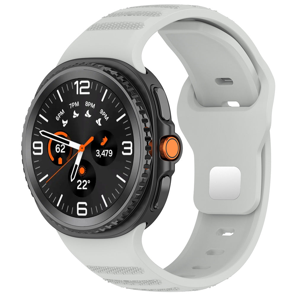 Curea Samsung Galaxy Watch8 40 mm Techsuit W050, silicon, gri – imagine 1