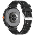 Curea Samsung Galaxy Watch8 40 mm Techsuit W051, nailon, negru – imagine 1
