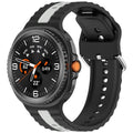 Curea Samsung Galaxy Watch8 40 mm Techsuit W078, silicon, negru/gri – imagine 1
