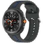 Curea Samsung Galaxy Watch8 40 mm Techsuit W078, silicon, gri închis – imagine 1