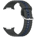 Curea Samsung Galaxy Watch8 40 mm Techsuit W078, silicon, gri închis – imagine 2