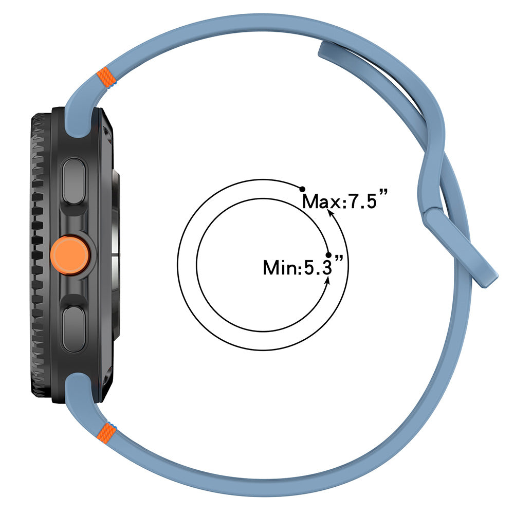 Curea Samsung Galaxy Watch8 40 mm Techsuit W079, silicon, crem cașmir – imagine 3
