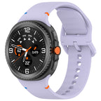 Curea Samsung Galaxy Watch8 40 mm Techsuit W079, silicon, liliac pal – imagine 1