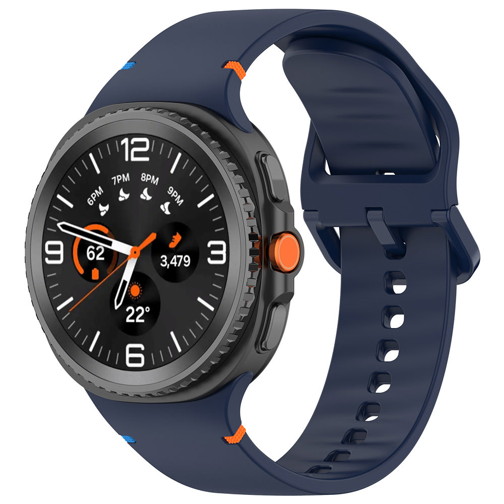 Curea Samsung Galaxy Watch8 40 mm Techsuit W079, silicon, albastru – imagine 1