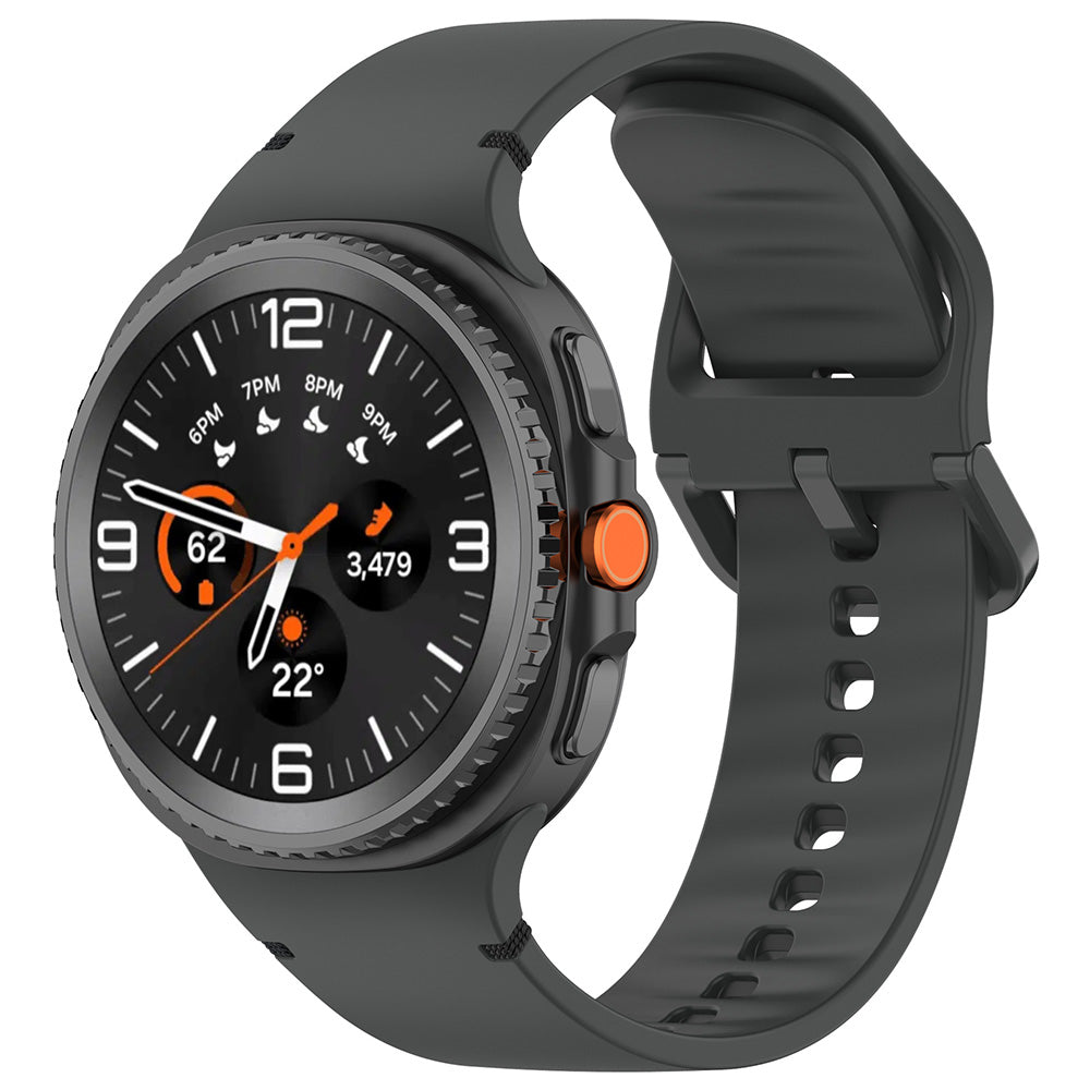 Curea Samsung Galaxy Watch8 40 mm Techsuit W079, silicon, grafit – imagine 1