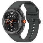 Curea Samsung Galaxy Watch8 40 mm Techsuit W079, silicon, grafit – imagine 1