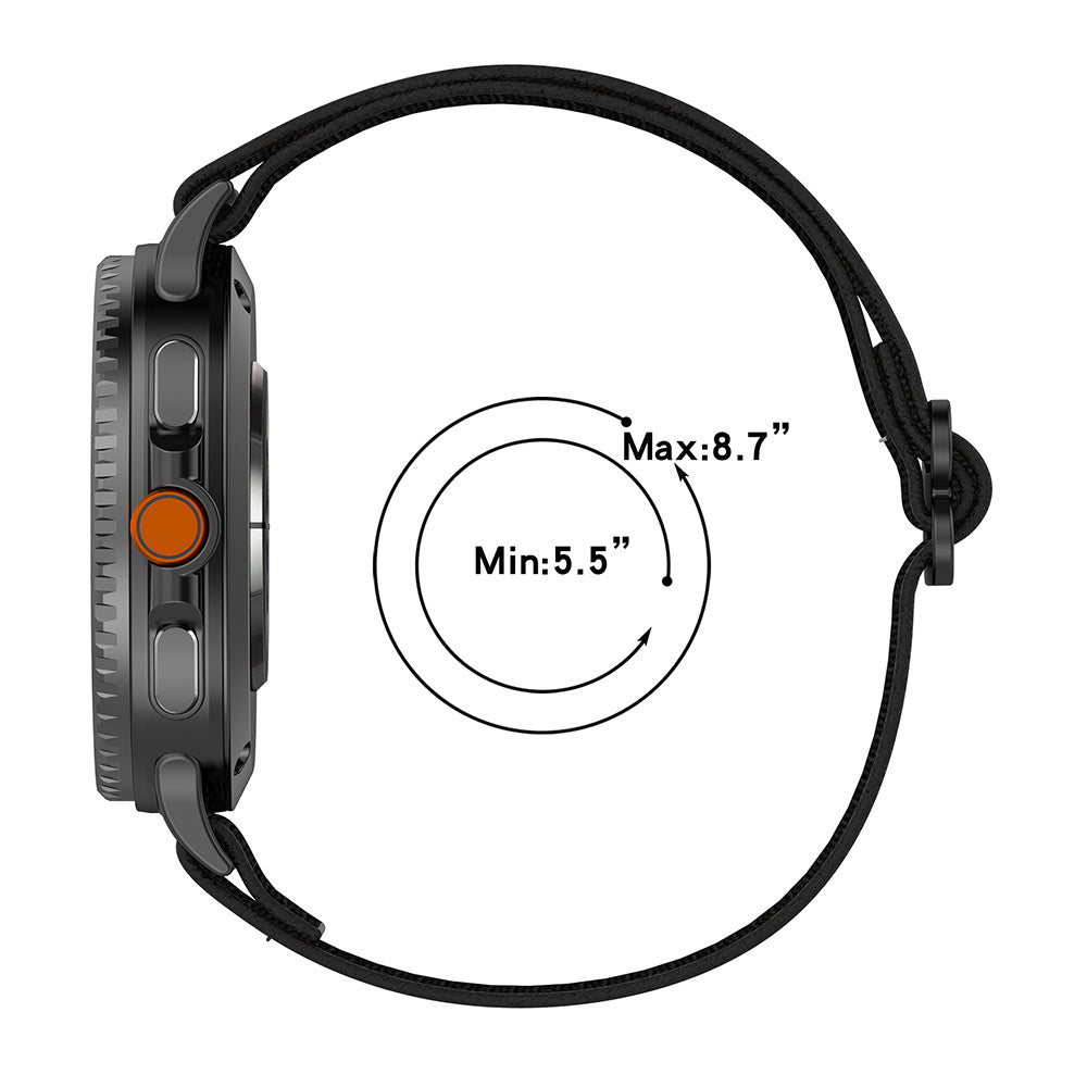 Curea Samsung Galaxy Watch8 40 mm Techsuit W080, material textil – imagine 4