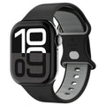 Curea din silicon Spigen Nano Pop Apple Watch 42 / 44 / 45 / 46 / 49 mm – Negru (Black Sesame) – imagine 1