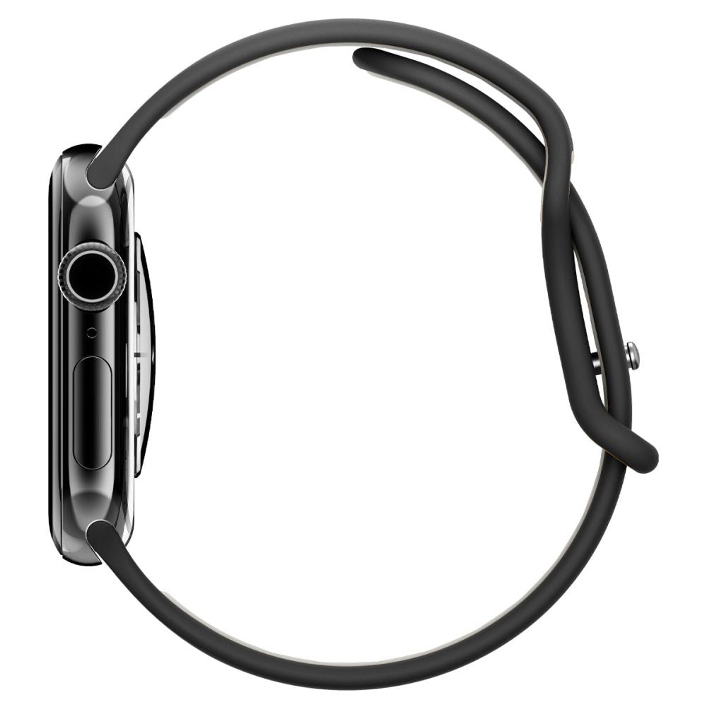 Curea din silicon Spigen Nano Pop Apple Watch 42 / 44 / 45 / 46 / 49 mm – Negru (Black Sesame) – imagine 6