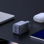 Încărcător Ugreen Nexode Air S X553 GaN 65W, 2x USB-C + USB-A – imagine 2