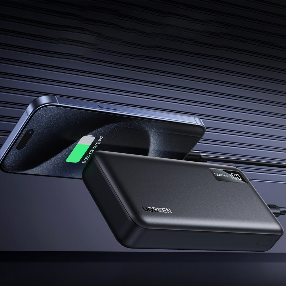 Baterie externă Ugreen PB312 20.000 mAh 22,5W, cu afișaj – imagine 5