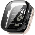Husă cu folie Amazfit Bip 6 Techsuit Defense360 Pro, negru – imagine 1