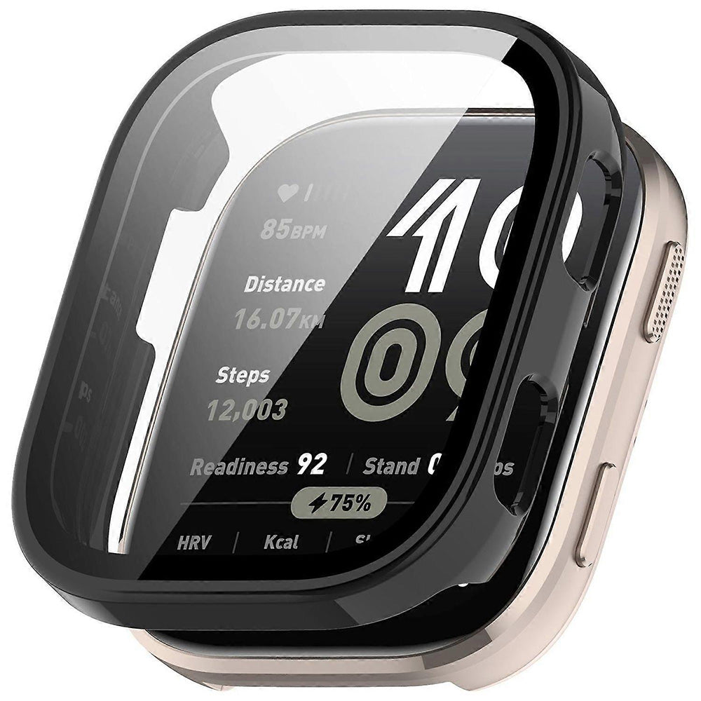 Husă cu folie Amazfit Bip 6 Techsuit Defense360 Pro, negru – imagine 1