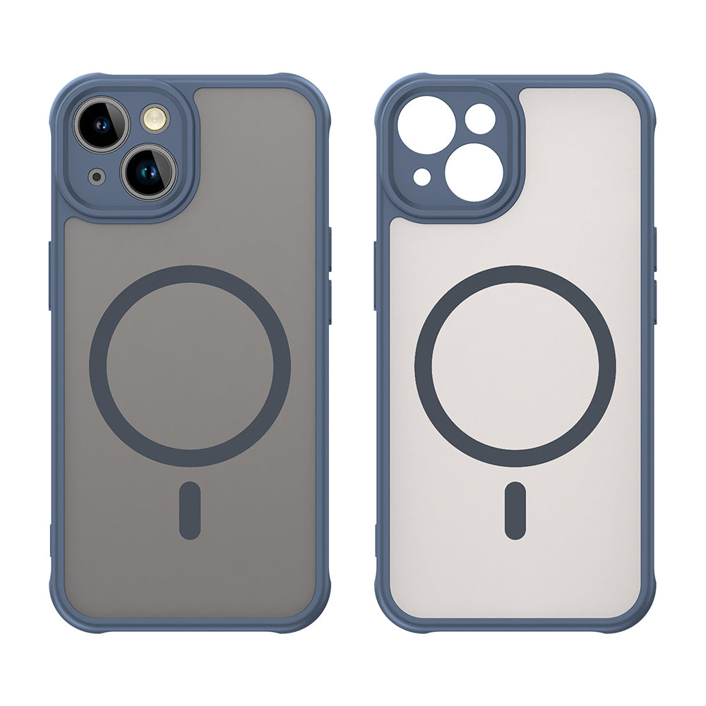 Husă Techsuit HaloFrost II MagSafe iPhone 13 – Bleumarin – imagine 4