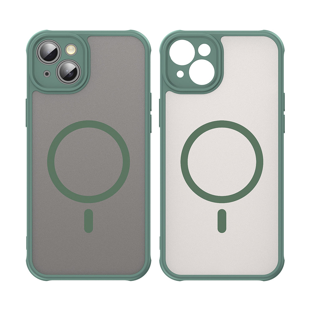 Husă Techsuit HaloFrost II MagSafe iPhone 14 Plus – Verde – imagine 4