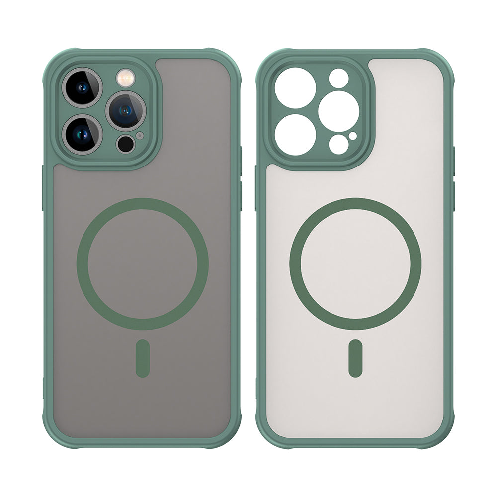 Husă Techsuit HaloFrost II MagSafe iPhone 14 Pro – Verde – imagine 6