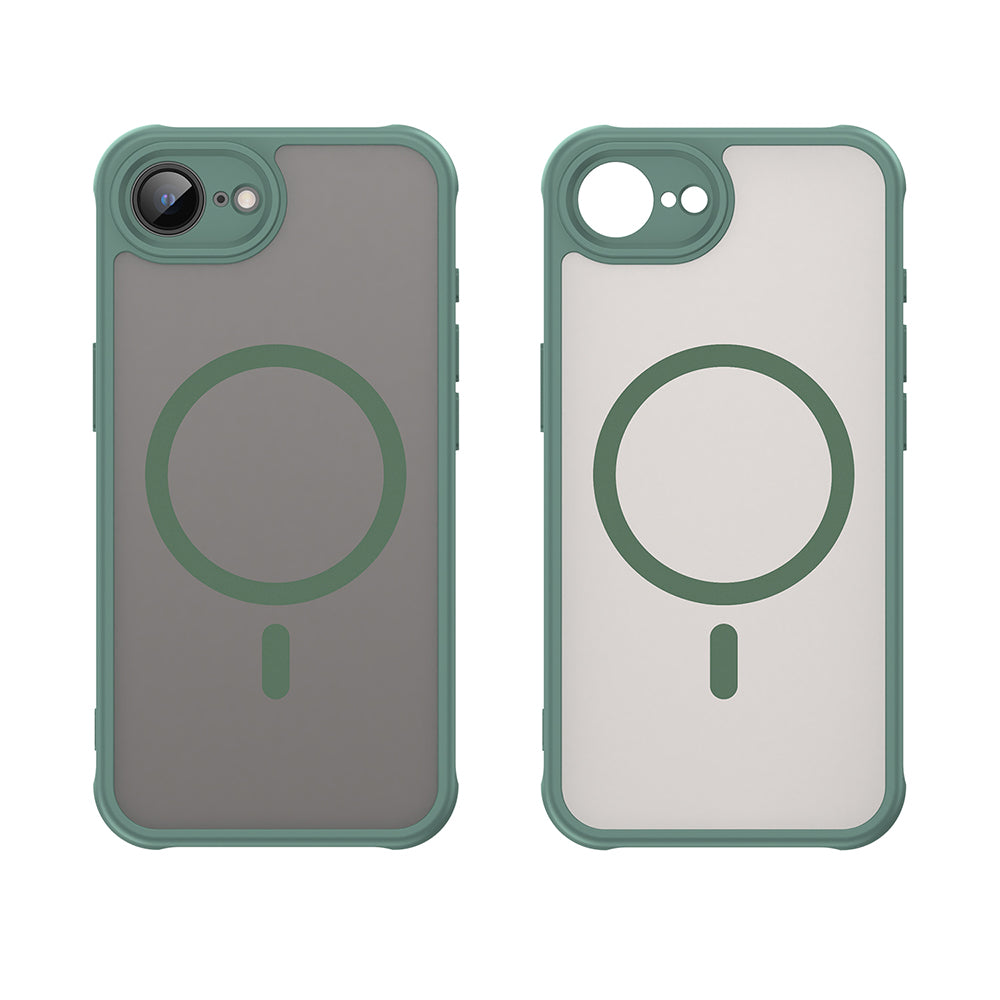 Husă Techsuit HaloFrost II MagSafe iPhone 16e / 17e – Verde – imagine 2