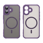 Husă Techsuit HaloFrost II MagSafe iPhone 16 – Mov – imagine 2