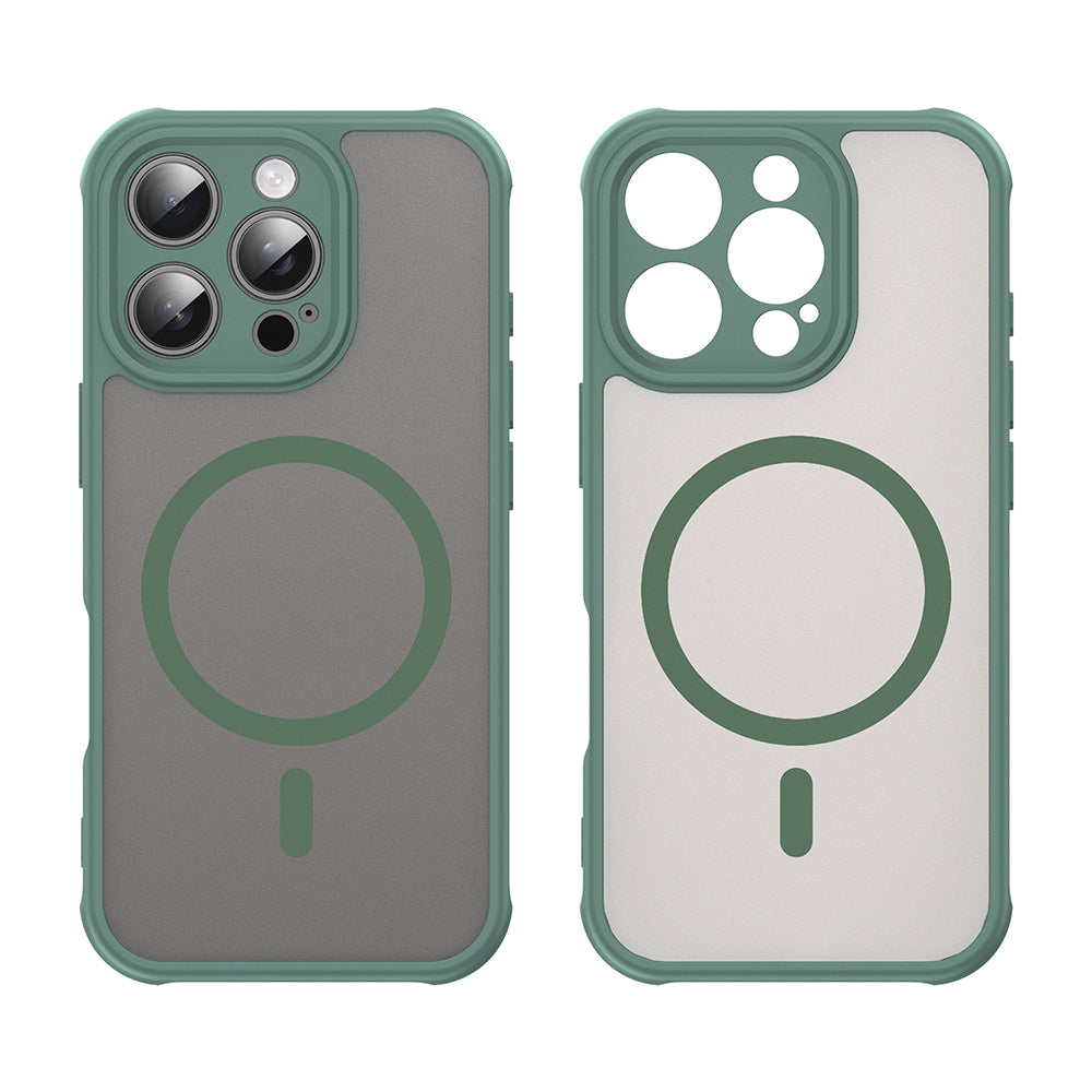 Husă Techsuit HaloFrost II MagSafe iPhone 16 Pro – Verde – imagine 8