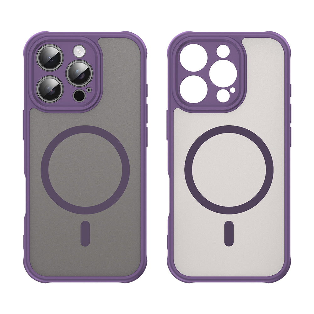 Husă Techsuit HaloFrost II MagSafe iPhone 16 Pro – Mov – imagine 4