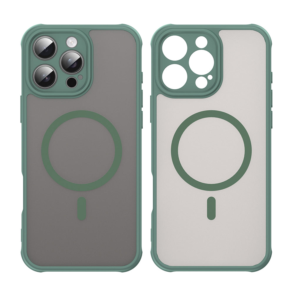 Husă Techsuit HaloFrost II MagSafe iPhone 16 Pro Max – Verde – imagine 4