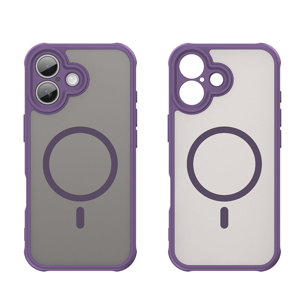 Husă Techsuit HaloFrost II MagSafe iPhone 17 – Mov – imagine 6