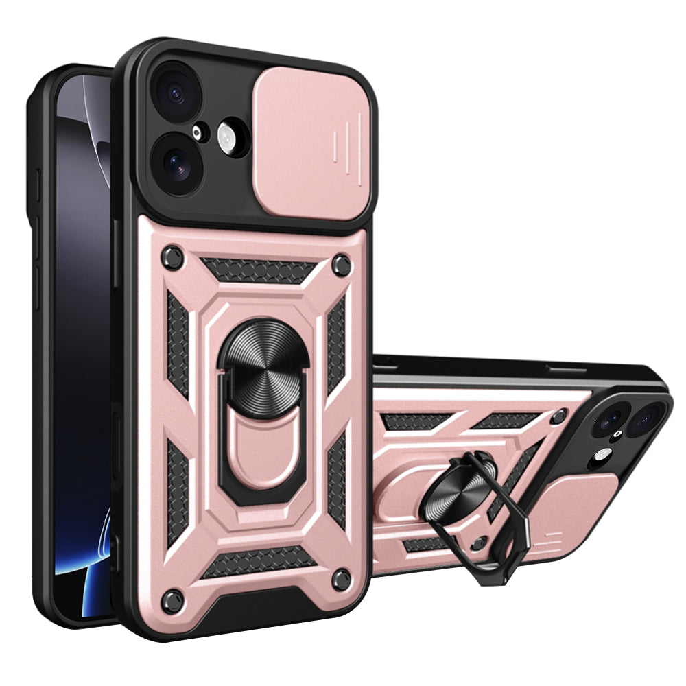 Husă Techsuit CamShield iPhone 17 – Auriu roz – imagine 4