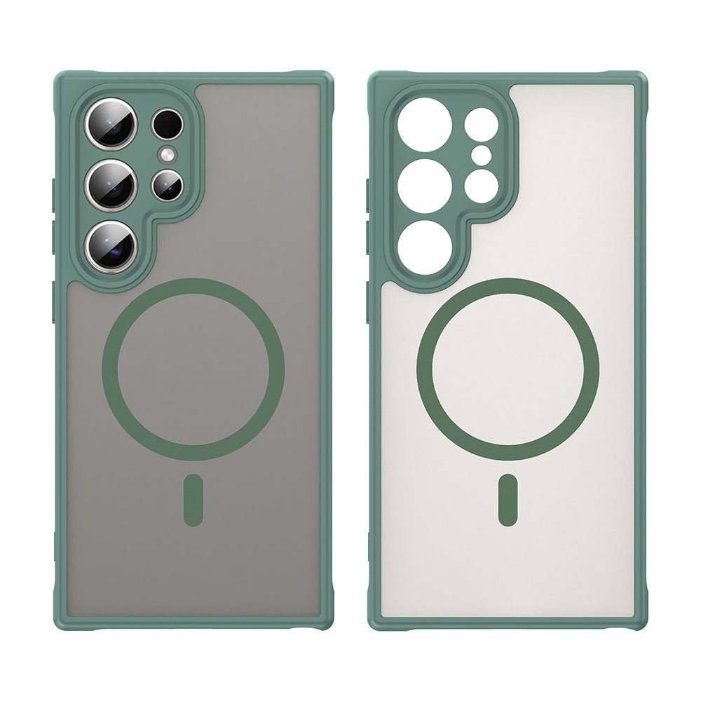 Husă Techsuit HaloFrost II MagSafe Galaxy S24 Ultra – Verde – imagine 4