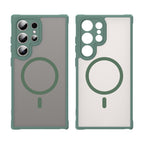 Husă Techsuit HaloFrost II MagSafe Galaxy S24 Ultra – Verde – imagine 4