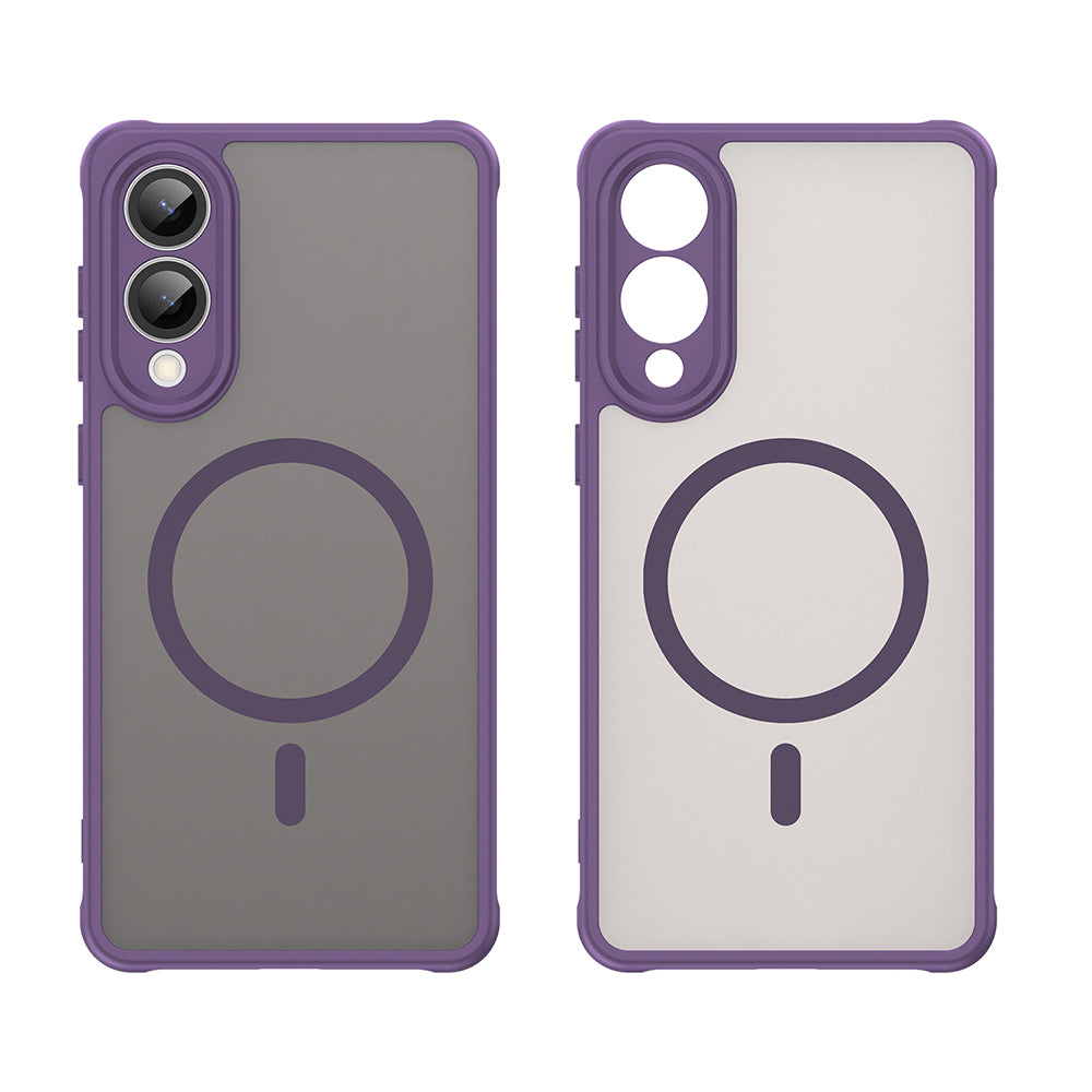 Husă Techsuit HaloFrost II MagSafe Galaxy S25 Edge – Mov – imagine 4