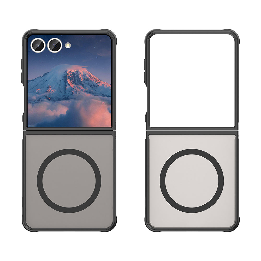 Husă Techsuit HaloFrost II MagSafe Galaxy Z Flip7 – Negru – imagine 6