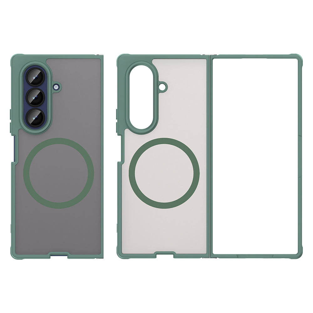 Husă Techsuit HaloFrost II MagSafe Galaxy Z Fold7 – Verde – imagine 4