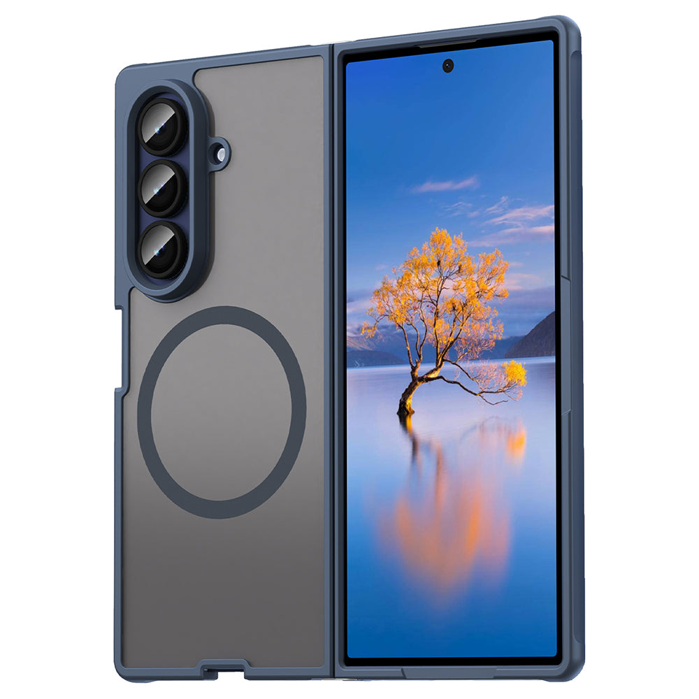 Husă Techsuit HaloFrost II MagSafe Galaxy Z Fold7 – Bleumarin – imagine 7