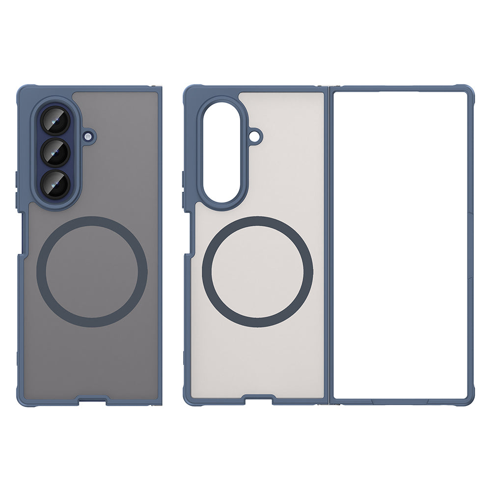 Husă Techsuit HaloFrost II MagSafe Galaxy Z Fold7 – Bleumarin – imagine 8