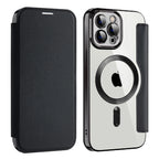 Husă flip Techsuit SmartMag Book iPhone 12 Pro Max – Negru – imagine 2
