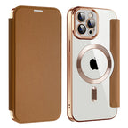 Husă flip Techsuit SmartMag Book iPhone 12 Pro Max – Maro – imagine 6