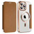 Husă flip Techsuit SmartMag Book iPhone 14 Pro Max – Maro – imagine 8