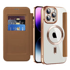 Husă flip Techsuit SmartMag Book iPhone 14 Pro Max – Maro – imagine 7
