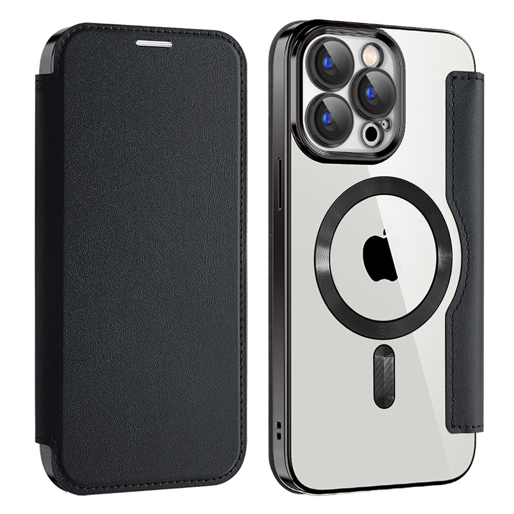 Husă Techsuit SmartMag Book Case iPhone 15 Pro Max – Negru – imagine 2