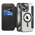 Husă Techsuit SmartMag Book Case iPhone 15 Pro Max – Negru – imagine 1