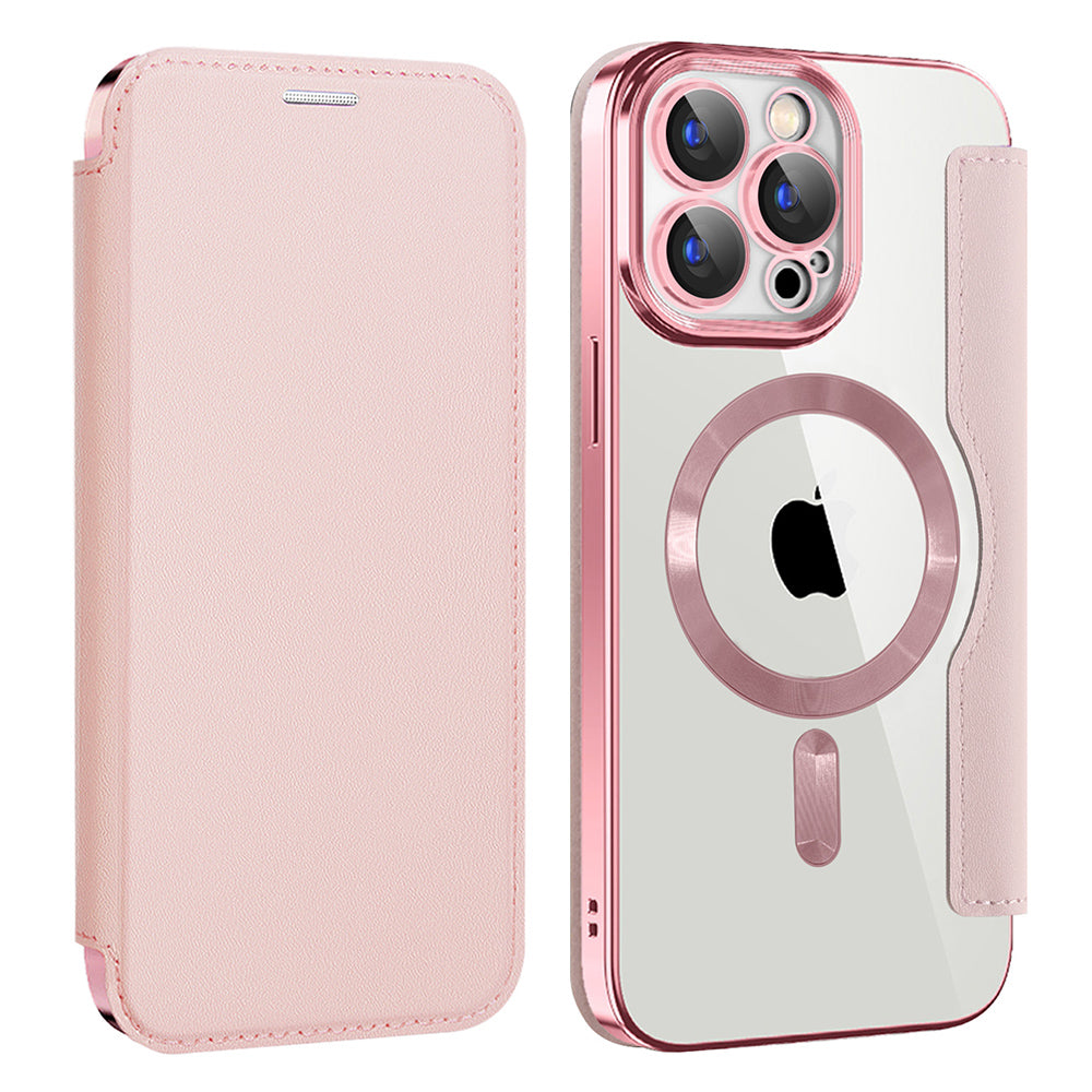 Husă Techsuit SmartMag Book Case iPhone 15 Pro Max – Roz – imagine 12