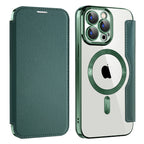 Husă Techsuit SmartMag Book Case iPhone 15 Pro Max – Verde – imagine 10