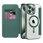 Husă Techsuit SmartMag Book Case iPhone 15 Pro Max – Verde – imagine 9