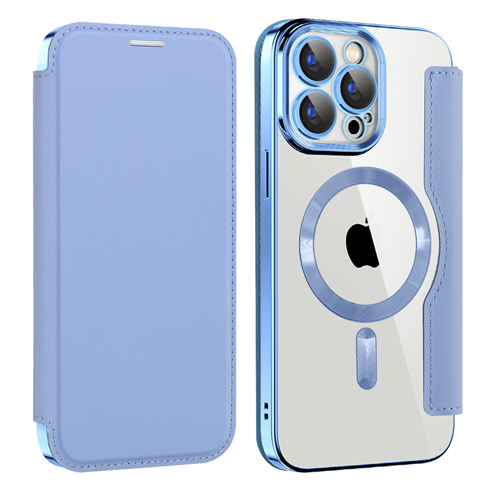 Husă Techsuit SmartMag Book Case iPhone 15 Pro Max – Bleu – imagine 8