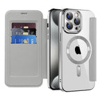 Husă Techsuit SmartMag Book Case iPhone 15 Pro Max – Gri – imagine 3