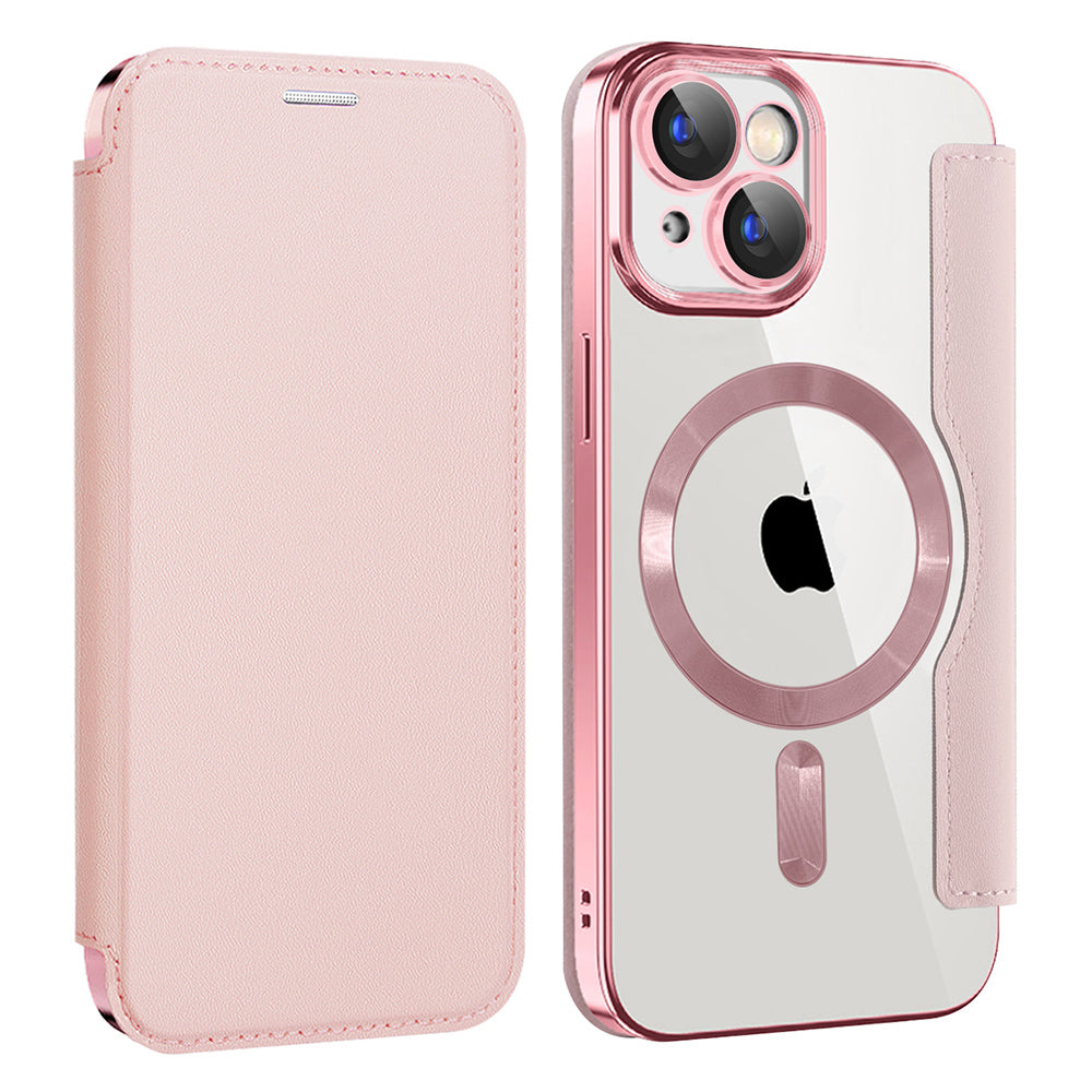 Husă Techsuit SmartMag Book Case iPhone 15 Plus – Roz – imagine 12