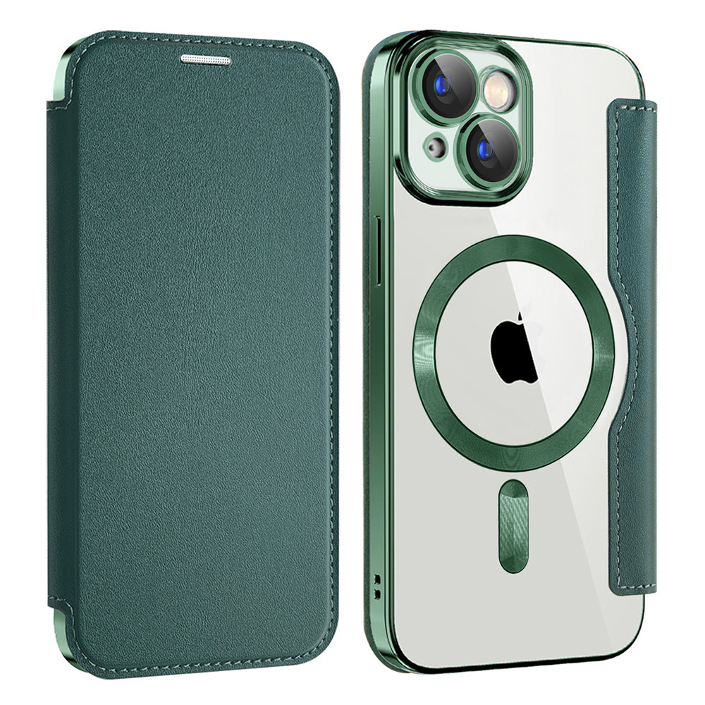 Husă Techsuit SmartMag Book Case iPhone 15 Plus – Verde – imagine 10