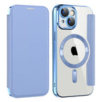 Husă Techsuit SmartMag Book Case iPhone 15 Plus – Bleu – imagine 8